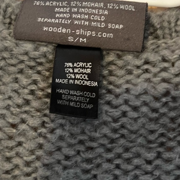 Wooden Ships Wool Knit Cardigan Size S/M - Picture 6 of 6
